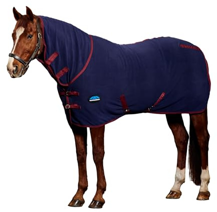 WeatherBeeta Anti-Static Fleece Cooler Combo Neck, Navy/Burgundy, 75