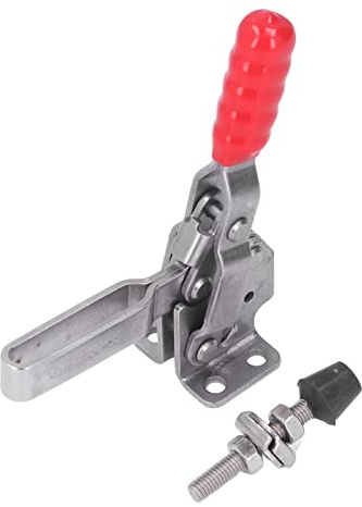 Pince a clamper; sauterelle de serrage, Libération Rapide Inox Push - Pull, Loquet Vertical - Poignée Antidérapante, Serrage 227kg, Usage Industriel