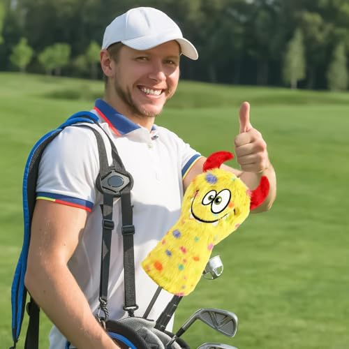 För plyschgolfhuvud - 34 x 20 cm skydd, djurklubbskydd | Mjukt träskydd förtjockat vadderat förarskydd för kursövning, träning