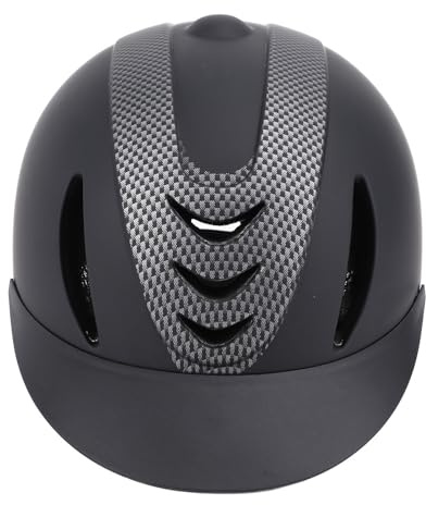 Tbest Casque D'équitation pour Enfants, Casque D'équitation Réglable Résistant aux Chocs et Absorbant Les Chocs avec Matériau Respirant et Résistant à l'usure pour L'équitation des (L)