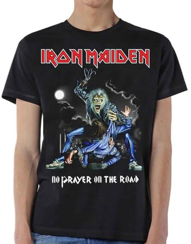T-Shirt # M Black Unisex # No Prayer On The Road