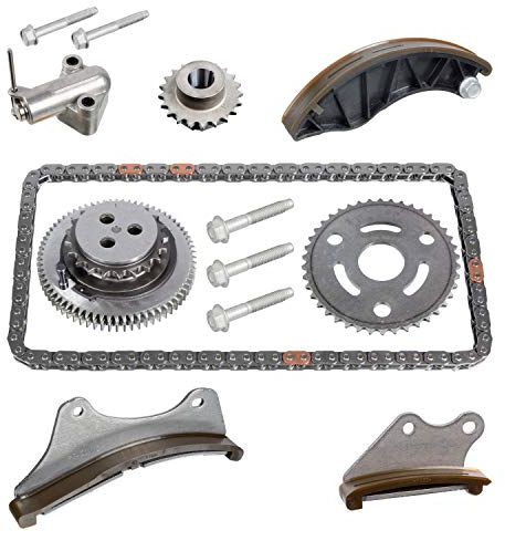 febi bilstein 108993 Steuerkettensatz für Nockenwelle, mit Gleitschienen und Kettenspanner, 1 Stück