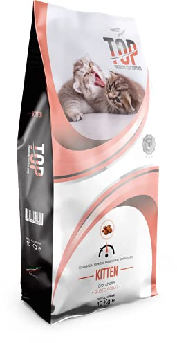 Top Kitten - Cibo per Gatti cuccioli di tutte le razze, gusto pollo - 10kg
