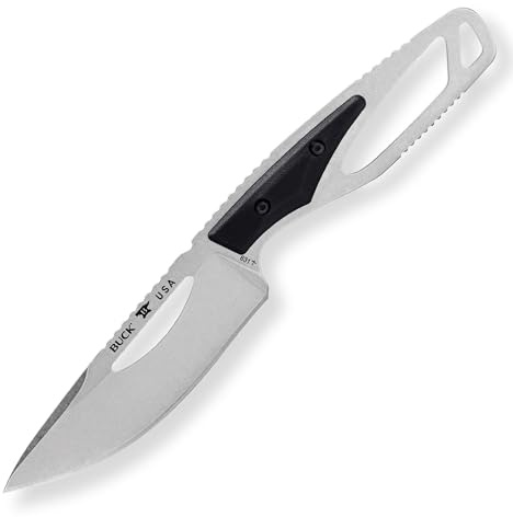 Buck Paklite 2.0 Field Knife Select Flaches Messer, Schwarz