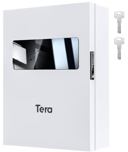Tera Wallbox - Protezione in acciaio con serratura digitale, gancio di immagazzinaggio per stazione di ricarica per veicoli elettrici, accessori per terminali di ricarica universali, antifurto,