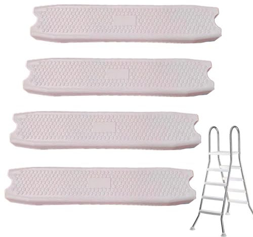 AIBOTY Escalera De Piscina Universal De 18 De Repuesto, Escalera De Plástico Moldeado para Piscinas Elevadas Escalón De Peldaño,4pcs