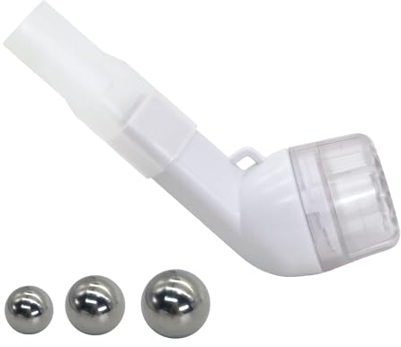 SEABABOO Respiratore Polmonare Allenatore Di Respirazione Polmonare Di Rimozione Del Muco Terapia OPEP Allenatore Respiratorio Pulizia Polmonare Per Migliorare La Capacità Polmonare (Bianco)