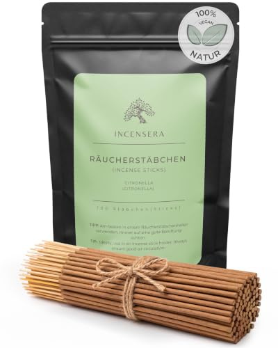 Incensera Incienso Citronela – Incienso Natural Sin Toxicos - 100 Varillas