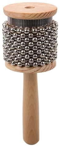 Toddmomy Cabasa De Madera Instrumento Cabasa Para Principiantes De Percusión Para Duradera y