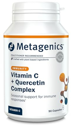 Metagenics Vitamin C + Quercetin Complex - Bioflavonoids, Rutin, Bromelain & Vitamin C - for Immune and Antioxidant Support - 90 Capsules