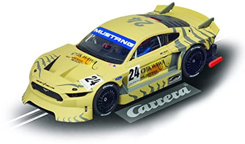 Carrera Evolution I Ford Mustang GTY No.24 I Auto für Rennbahn | Rennbahnen und lizensierte Slotcars | bis zu 2 Spieler | Für Jungs & Mädchen ab 8 Jahren & Erwachsene