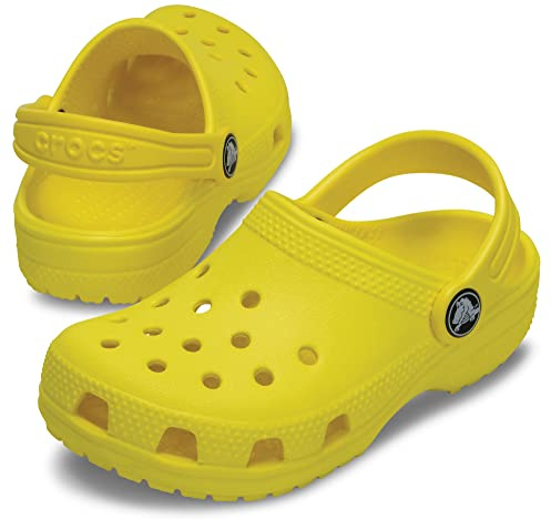Crocs Unisex Kids Classic Clog K Clogs, Lemon, 4 UK