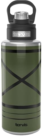 Tervis Explorer Collection Quest Water Bouteille à goulot large en acier inoxydable 946 ml