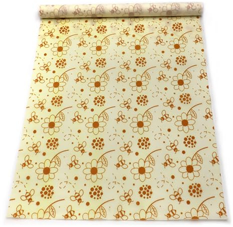 Reusable Beeswax Wrap Roll - 33x100cm Cuttable Organic Beeswax Food Wrap, Plastic-Free, Eco-Friendly Sustainable Food Storage Wrap for Bread, Sandwich, Fruits and Snacks (B)