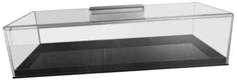 Milageto Vassoio per Dolci e Pane Trasparente con Coperchio, Vassoio Rettangolare per Esposizione, per Matrimoni, Banchetti, Compleanni, Eventi, Cupcake