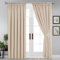Yorkshire Bedding Pencil Pleat Blackout Curtains for Bedroom 66 x 90 Inch Drop Thermal Insulated Extra Wide Room Divider Cream Curtains with 2 Panels