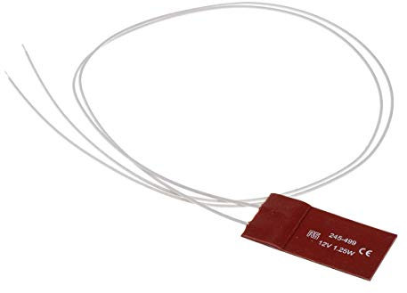 RS PRO Heizmatte, Rechteckig 1,25 W +300°C, 25 x 50mm, 12 V dc