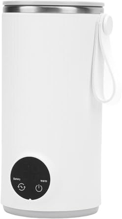 Bollitore Elettrico da Viaggio da 400 Ml - Mini Bollitore Portatile, Mini Bollitore Senza Fili 6000 MAh Ricaricabile con Caldaia per Acqua Calda da Viaggio in Acciaio