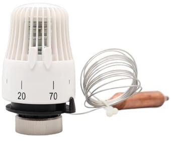 DEYIN Thermostatic Radiator Head Control For Floor Heating System Thermostatic Radiator Valve M30*1.5 Remote Controller Brass Valve(Actuator)