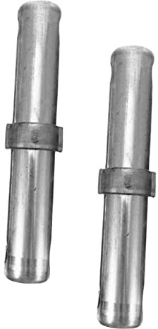 DOITOOL 2pcs Scaffolding Coupling Pin and Locking Pin Set Galvanized Steel 34mm Diameter 8cm Spacing Scaffold Accessory for Mobile Scaffolding and Construction Use