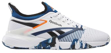 Reebok Unisex Nano Court sneakers, FTWR vit/svart/atletisk blå, 44,5 EU