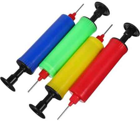 ERINGOGO 4pcs Mini Portable Ball Pump for Basketball Soccer Volleyball Lightweight Hand Air Inflator for Outdoor Sports and Compact Football Equipment