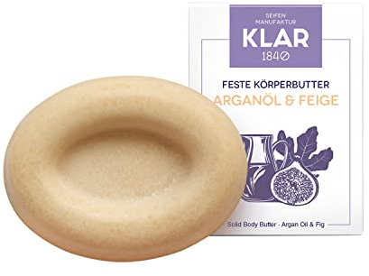 Klar's feste Körperbutter Argan & Feige 60g