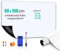 Whiteboard Folie,60x100cm Magnetisch Selbstklebend Weißwandtafel Folie, Whiteboard Sticker DIY, Inklusive Marker und Schwamm, Wandfolie für glatten Oberflächen in Schule Büro Haus