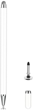 Stylus Pen für Samsung Galaxy Tab Tab A9+ / A8 / A7 / A7 Lite, Hohe Empfindlichkeit & Präzision Kapazitiver Stylus Pencil für Apple iPad/iPad Pro/Fire HD/Microsoft/Surface/Alle Touch-Geräte (Weiß)