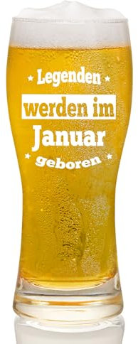 Joymaking Bierglas - Geschenke für Männer: Geburtstagsgeschenk im Januar, Sinnvolle Lustige Geschenke für Papa, Freund, Mitarbeiter, Sohn, Opa - 15oz