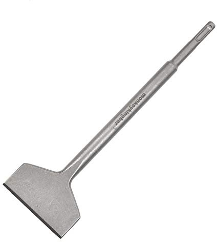 Monkey King Bar-3 IN Wide Sds Plus Floor Scraper-Sds plus bits-10x3 Sharpened Tile and Sds Tile Chisel for Floor and Wall Tile Concrete Mortar Thinset Brick