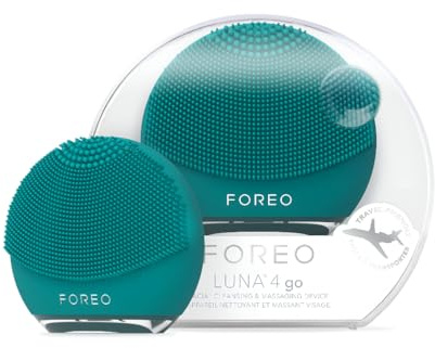 FOREO LUNA 4 go Gesichtsreinigungsbürste & straffende Massage - Premium Hautpflege - Verbessert Aufnahme von Gesichtspflegeprodukten - Einfache Hautpflege-Tools - Für alle Hauttypen - Evergreen