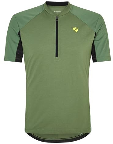 Ziener Herren NADEX Fahrradtrikot/Radtrikot - Mountainbike|Rennrad - atmungsaktiv,schnelltrocknend,elastisch,Kurzarm, Crocodile, 58