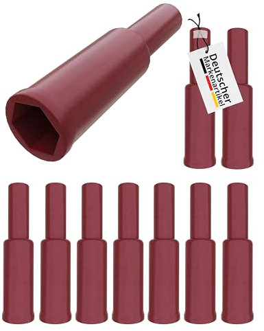 maxx.onLine 10x F Connector Rubber Grommet & Cable Kink Protection Extra for Compression Plugs & F-Connectors of All Kinds, Satellite Cable, Coaxial Cable, Weather Protection, LNB, Satellite