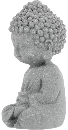 BESPORTBLE Statua Di Buddha in Resina Decorazione Per Acquario Statua Da Giardino Ornamento Per Acquario Scultura Di Buddha