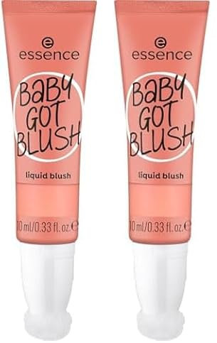 Essence Baby GOT BLUSH - Fard liquido, n. 40, colore nude, risultato espresso, ad asciugatura rapida, naturale, vegano, privo di parabeni e di particelle di microplastica, confezione da 20 ml