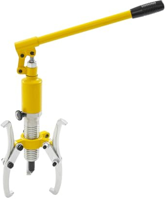 MEELRYD Extractor hidráulico 5T, extractor de cubo de rueda hidráulico, 3 mandíbulas hidráulicas de la polea de la correa de la prensa extractor de engranajes, herramienta de rodamiento de rueda para