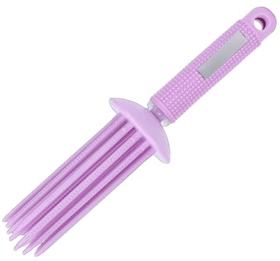 Eminchu Pettine a Rullo Rotondo Soffice, Pettine Arricciacapelli a 17 Denti Rotondi con Design Concavo Convesso, con Presa e Inserimento Facile, Ideale per Tutti i di Capelli