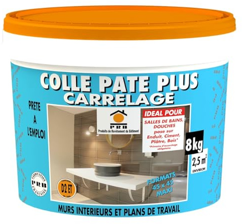 PRB GSCCOLPAT+8 Adhésif Améliore Hautes Performances, Blanc