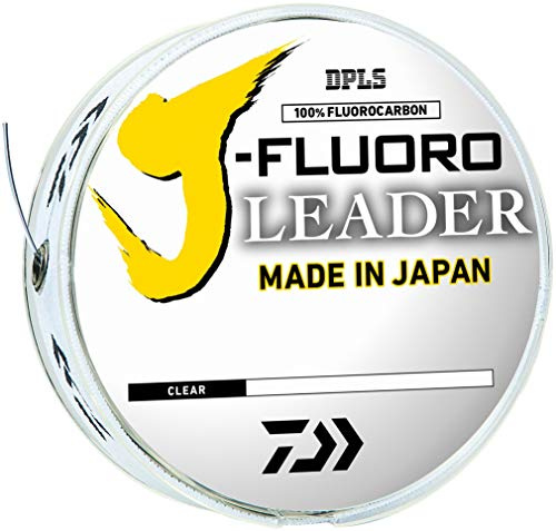 Daiwa J-Fluoro Fluorocarbon Leader - 20 Pound - 100 Yards, Clear