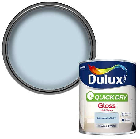 Dulux Quick Dry Gloss Paint - Mineral Mist - 750ML