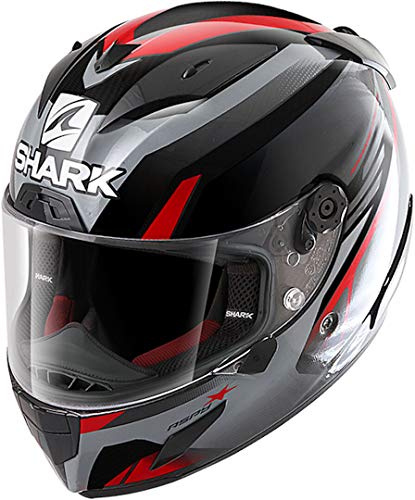 Shark, Motorradhelm Race R Pro Aspy schwarz rot KAR, M