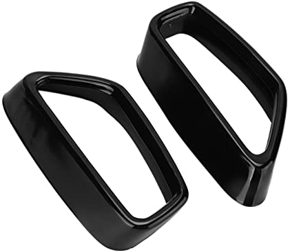 KFZ Auspuffblende, Auspuffendrohrabdeckung schwarz glänzend für Upgrade-Ersatz für 5er G30 G38 2018-2021