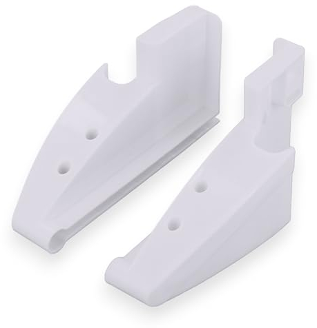 DL-pro Support droit et gauche compatible avec Liebherr 7433698 9193353 - Compartiment latéral pour bouteille - Compartiment latéral pour porte de porte - Porte-bouteilles - Réfrigérateur -