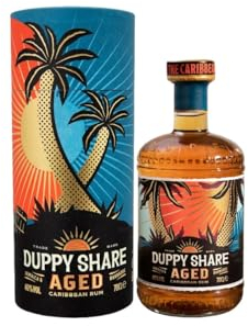 The Duppy Share Aged Rum Gift Pack - Caribbean Rum 70cl (ABV 40%) | Perfectly Balanced, Award-Winning Fusion of Aged Caribbean Rums | An Exquisite Blend for your Favourite Rum Cocktail