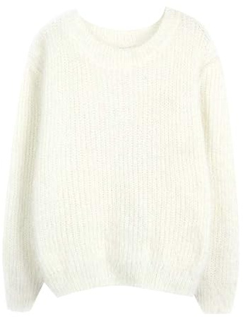 TEPTDirio Striped Jumper Women Spotty Jumpers Long Black Jumper Thick Knitted Jumpers Women Lilac Jumper Women Running Jumper Ladies Ladies Polo Neck Jumpers Size 20