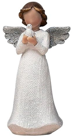 Guardian Angel Statue, Schutzengel, Glücksbringer, Die einzigartige Kombination aus Segensengel und Glücksmünze eignet Sich für Thanksgiving, Weihnachten, häusliche Dekoration, Dekorationsgegenstände