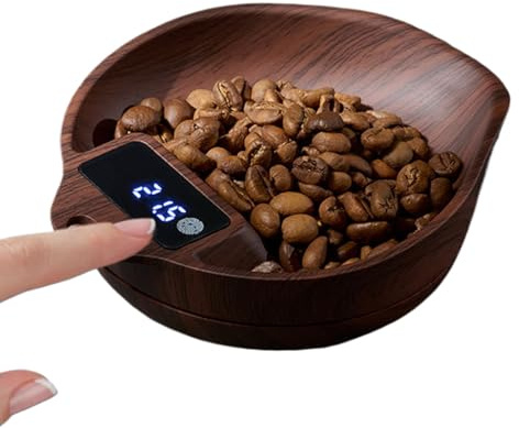 Báscula de Café | Báscula Electrónica Recargable Con Exactitud De 0.1 G - Herramienta De Pesaje De Cocina De Alta Precisión 1 Kg Accesorios Para Café | Para Tienda Oficina Cafetería Mostrador