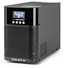 Salicru SLC 700 TWIN PRO2 Online-dubbelomvandlare-USV från 700 VA till 3 000 – felfri strömförsörjning (USP) (dubbelomvandlare (Online), 700 VA, 630 W, Sine, 220 V, 240 V)