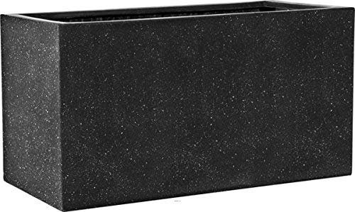 Esteras – Emsa – Bandeja de fibra de vidrio y compuesto Ext. Claustra 77 cm 37 cm H 47 Negro – Elige tu Altura: H 44 cm – Color: Negro